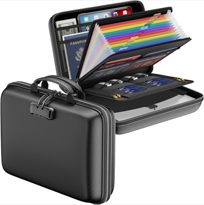 DocSafe Hard-Shell File Organizer